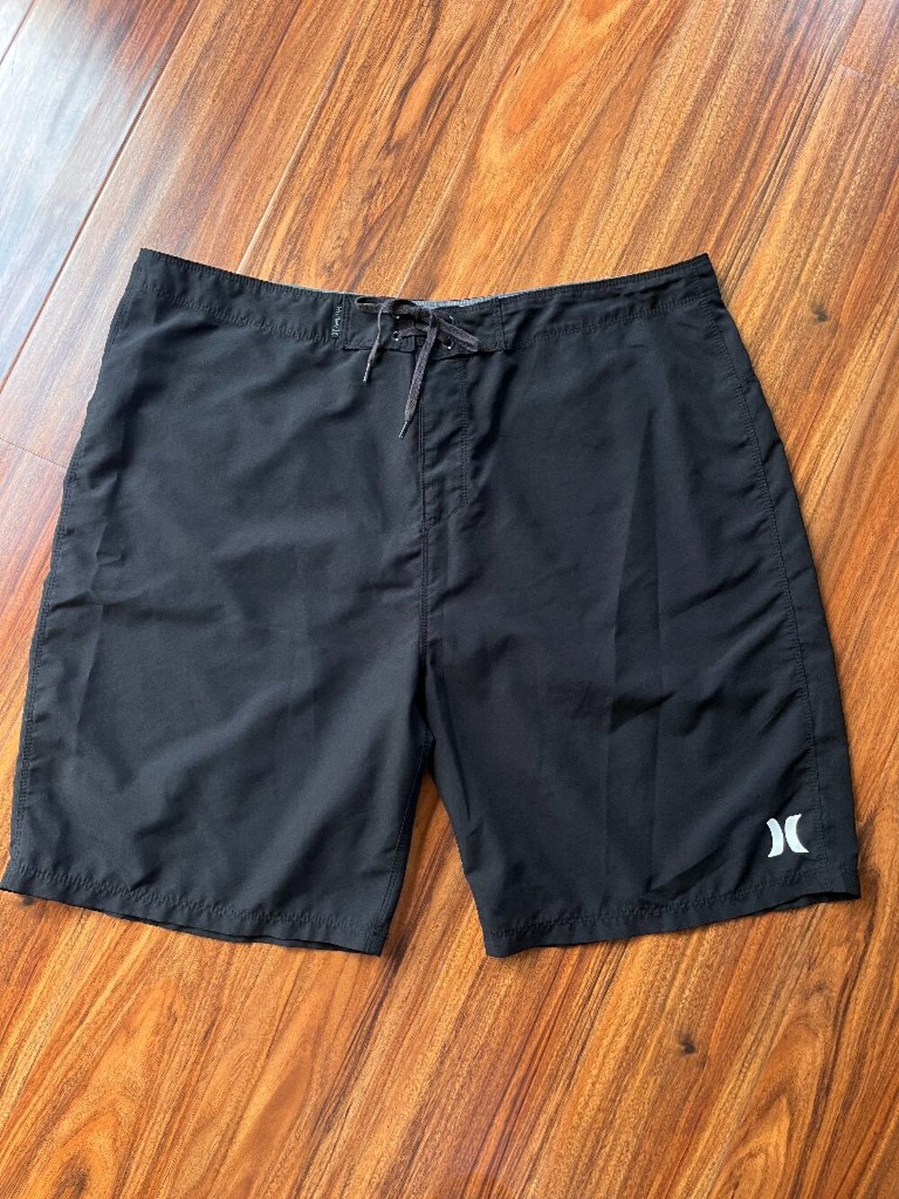 EUC Hurley Recycled Polyester Black Board Shorts 38